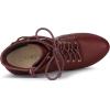 imageAllegra K Womens Lace Up Strap Platform Block Heels Ankle BootsBurgundy