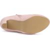imageAllegra K Womens Lace Up Strap Platform Block Heels Ankle BootsPink