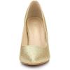 imageAllegra K Womens Party Glitter Stiletto High Heels PumpsGold