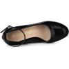 imageAllegra K Womens Platform Ankle Strap Chunky Heel Mary Janes PumpsBlack