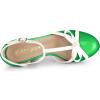 imageAllegra K Womens Platform Bow t Strap Chunky Heels PumpsLime Green
