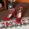 imageAllegra K Womens Platform Cross Strap Stiletto Heels Mary Jane PumpsBurgundy