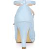 imageAllegra K Womens Platform Cross Strap Stiletto Heels Mary Jane PumpsLight Blue