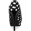 imageAllegra K Womens Platform Mary Jane Polka Dots Round Toe Stiletto High Heel PumpsBlack