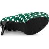 imageAllegra K Womens Platform Mary Jane Polka Dots Round Toe Stiletto High Heel PumpsDark Green
