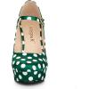 imageAllegra K Womens Platform Mary Jane Polka Dots Round Toe Stiletto High Heel PumpsDark Green