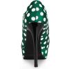 imageAllegra K Womens Platform Mary Jane Polka Dots Round Toe Stiletto High Heel PumpsDark Green