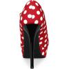 imageAllegra K Womens Platform Mary Jane Polka Dots Round Toe Stiletto High Heel PumpsRed