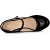 imageAllegra K Womens Platform Mary Jane Pumps Ankle Strap Stiletto High Heels Dress ShoesBlack