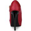 imageAllegra K Womens Platform Mary Jane Pumps Ankle Strap Stiletto High Heels Dress ShoesRed
