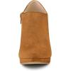 imageAllegra K Womens Platform Round Toe Chunky Heels Ankle BootiesBrown