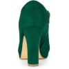 imageAllegra K Womens Platform Round Toe Chunky Heels Ankle BootiesEmerald Green