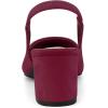 imageAllegra K Womens Pointed Toe Block Heel Pumps Slingback HeelsBurgundy