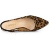 imageAllegra K Womens Pointed Toe Block Heel Pumps Slingback HeelsLeopard