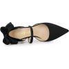imageAllegra K Womens Pointed Toe Bow Satin Stiletto Heels PumpsBlack