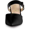 imageAllegra K Womens Pointed Toe Chunky Heel Dress Mules PumpsBlack