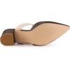imageAllegra K Womens Pointed Toe Chunky Heel Dress Mules PumpsBrown