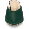 imageAllegra K Womens Pointed Toe Chunky Heels Slides MulesDark Green