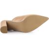 imageAllegra K Womens Pointed Toe Chunky Heels Slides MulesNude