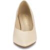 imageAllegra K Womens Pointed Toe Low Kitten Heel Dress PumpsBeige