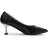 imageAllegra K Womens Pointed Toe Low Kitten Heel Dress PumpsBlack