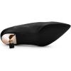 imageAllegra K Womens Pointed Toe Low Kitten Heel Dress PumpsBlack