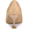 imageAllegra K Womens Pointed Toe Low Kitten Heel Dress PumpsNude