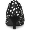 imageAllegra K Womens Pointed Toe Polka Dots Kitten Heels PumpsBlack