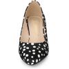 imageAllegra K Womens Pointed Toe Polka Dots Kitten Heels PumpsBlack