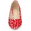 imageAllegra K Womens Pointed Toe Polka Dots Kitten Heels PumpsRed