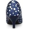 imageAllegra K Womens Pointed Toe Polka Dots Kitten Heels PumpsRoyal Blue