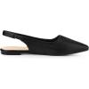 imageAllegra K Womens Pointed Toe Pumps Slingback Flat PumpsBlack