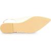 imageAllegra K Womens Pointed Toe Pumps Slingback Flat PumpsCream