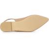 imageAllegra K Womens Pointed Toe Pumps Slingback Flat PumpsNude