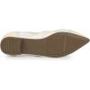 imageAllegra K Womens Pointed Toe Slip On Mesh FlatsBeige