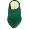 imageAllegra K Womens Pointed Toe Slip on Block Heel Slide MulesGreen