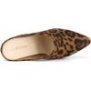 imageAllegra K Womens Pointed Toe Slip on Block Heel Slide MulesLeopard