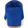 imageAllegra K Womens Pointed Toe Slip on Block Heel Slide MulesRoyal Blue