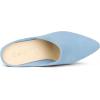 imageAllegra K Womens Pointed Toe Slip on Block Heel Slide MulesSky Blue