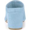 imageAllegra K Womens Pointed Toe Slip on Block Heel Slide MulesSky Blue