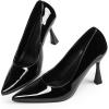 imageAllegra K Womens Pointed Toe Stiletto Heels Dress PumpsBlack