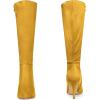 imageAllegra K Womens Pointed Toe Stiletto Heels Knee High BootYellow