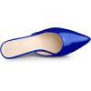 imageAllegra K Womens Pointed Toe Stiletto Heels Slide MulesDeep Blue