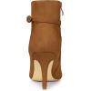 imageAllegra K Womens Pointy Toe Buckle Cross Straps Stiletto Heel Ankle BootsBrown