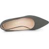imageAllegra K Womens Pointy Toe Slip On Wedges Heels PumpsGrey
