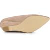 imageAllegra K Womens Pointy Toe Slip On Wedges Heels PumpsKhaki