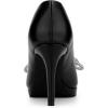 imageAllegra K Womens Pump Stiletto Heel Platform Rhinestone Bow Pointed Toe PumpsBlack