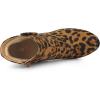 imageAllegra K Womens Round Toe Block Heel Boots Ankle BootiesLeopard