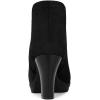 imageAllegra K Womens Round Toe Block Heels Chelsea Ankle BootsBlack