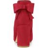 imageAllegra K Womens Round Toe Bow Decor Chunky Heel Ankle BootsRed